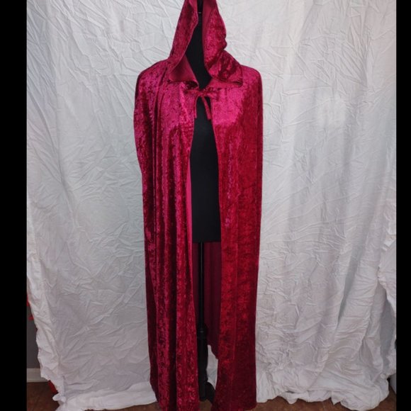 Spirit Sweaters - SOLD- Red Velvet Cloak